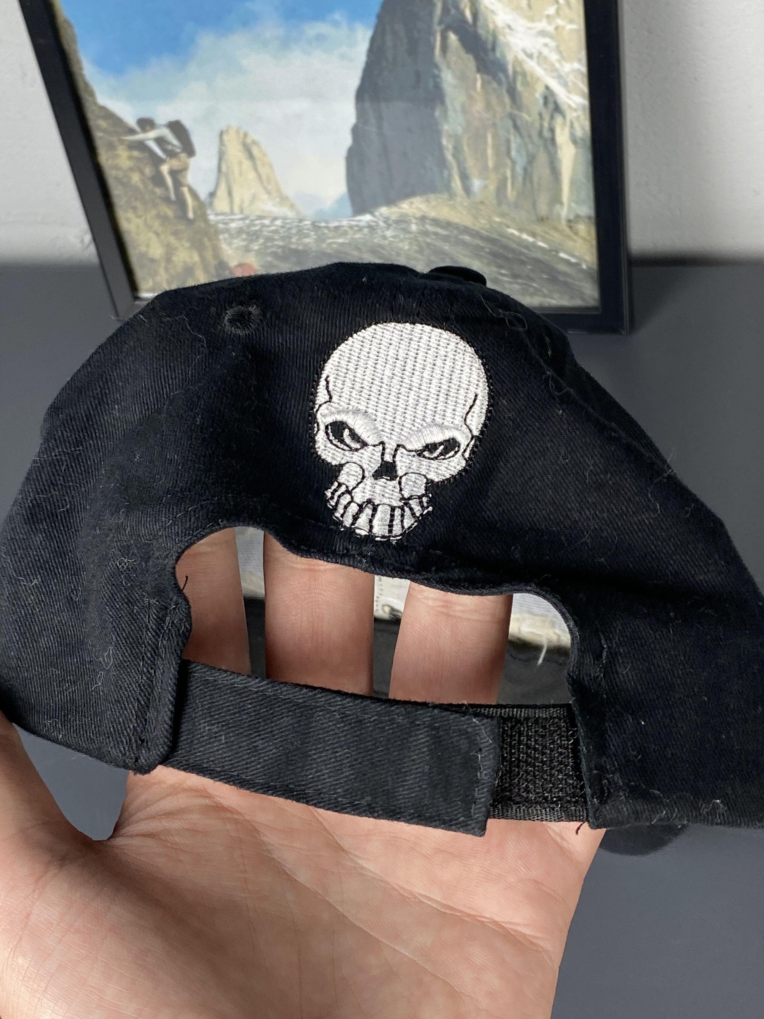 Japanese Brand × West Coast Choppers Vintage Y2K’s Choppers Flames Motorcycle Strapback Hat Cap Size ONE SIZE - 4 Thumbnail