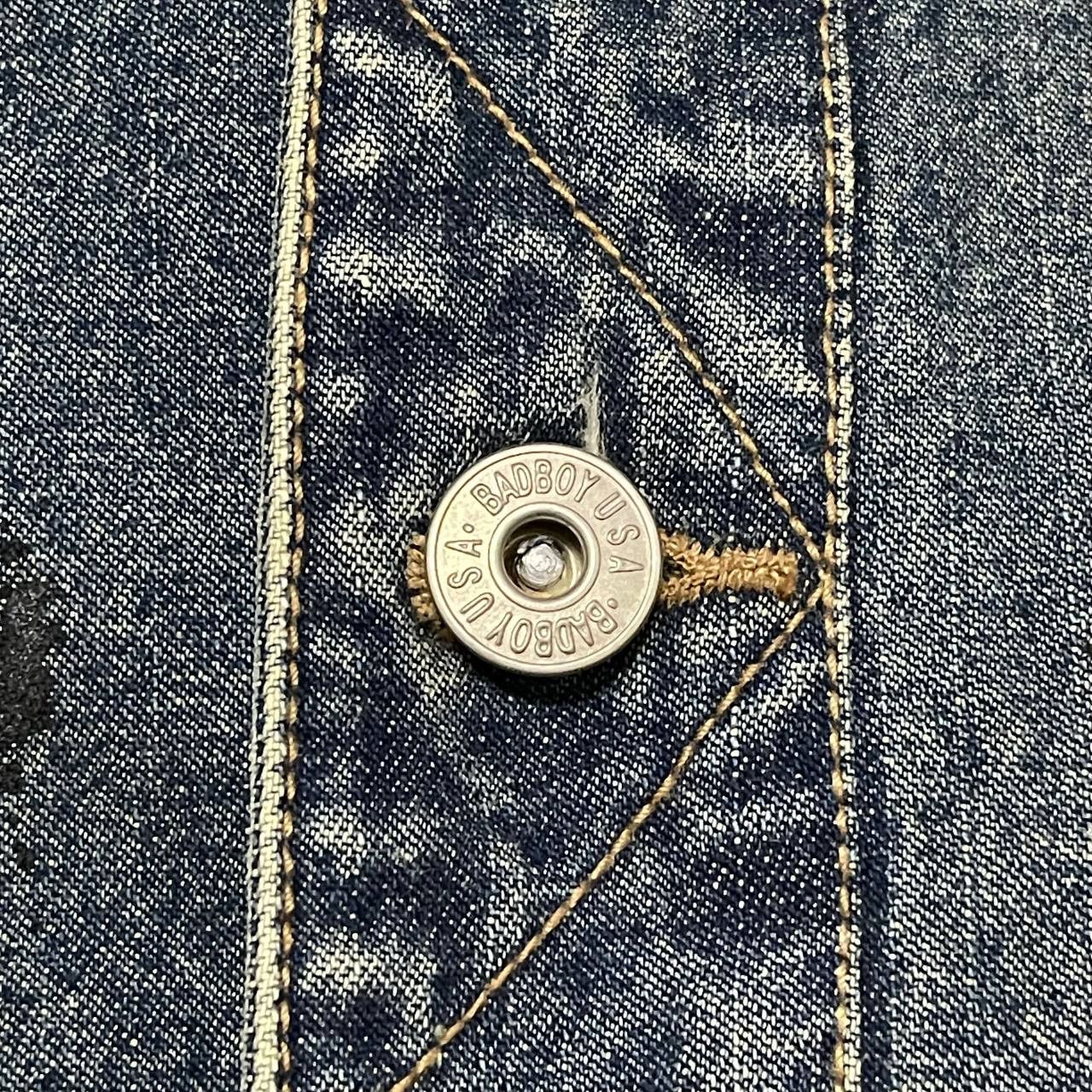 Japanese Brand Vintage Bad Boy USA Denim Jacket Distressed Style Size US M / EU 48-50 / 2 - 7 Thumbnail