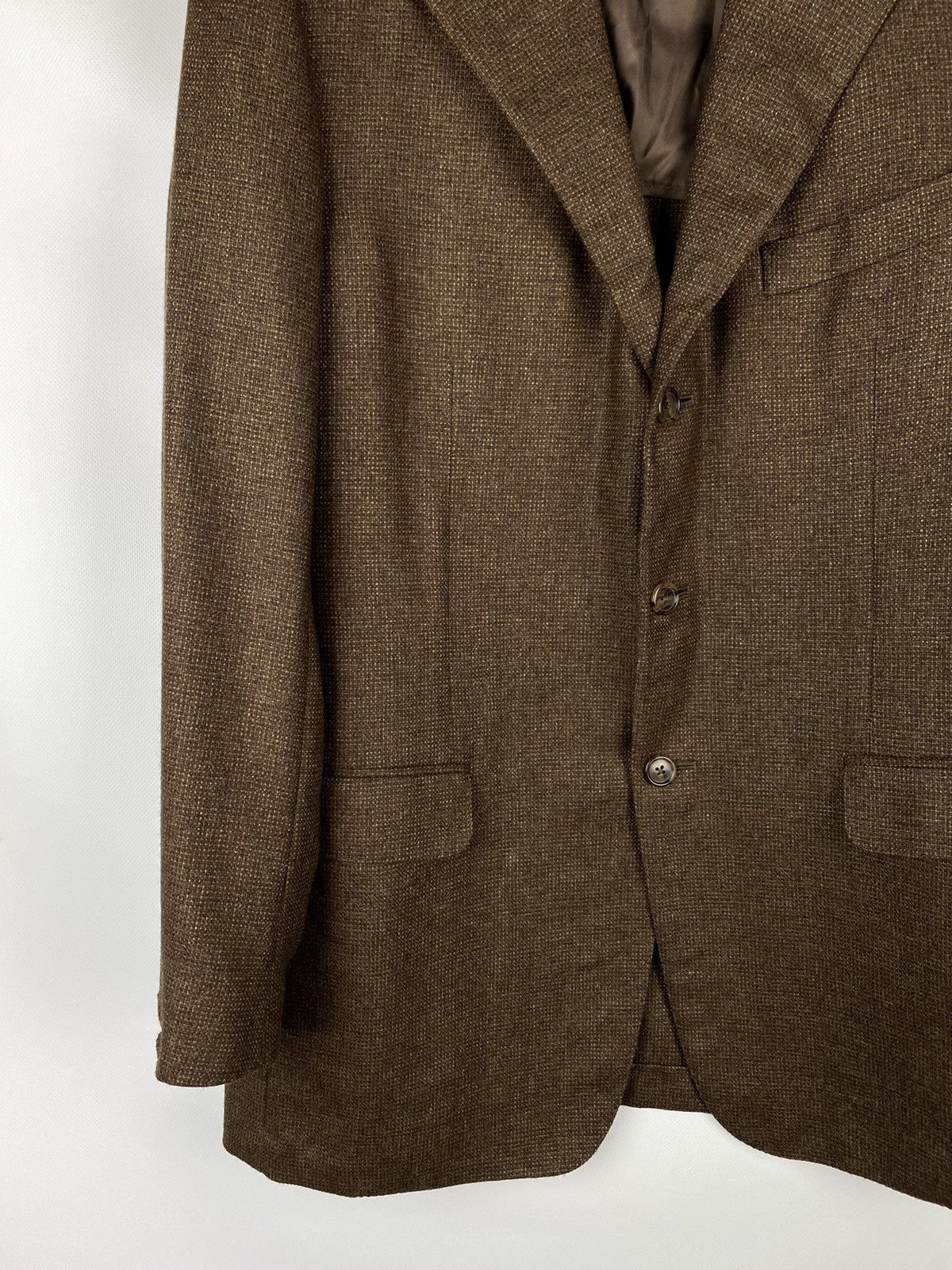 Ermenegildo Zegna Ermenegildo Zegna men’s wool / camel / silk blazer jacket Size 42R - 7 Thumbnail