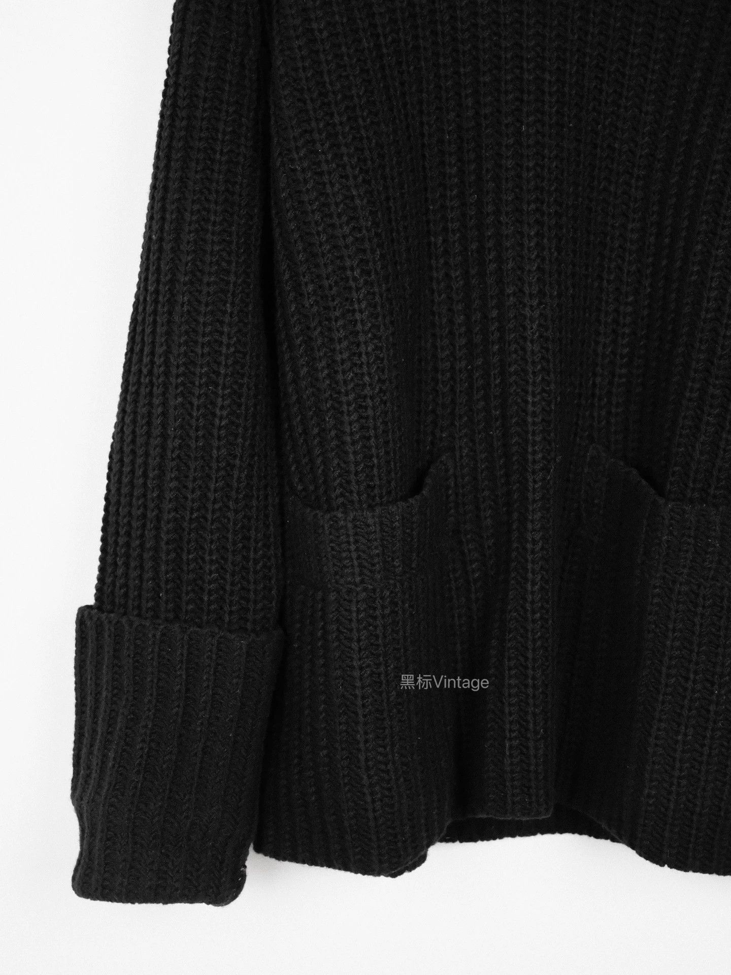 Yohji Yamamoto Yohji Yamamoto 18AW Vtg Thick Turt Cuffed Sweater Wmn Size US M / EU 48-50 / 2 - 3 Thumbnail
