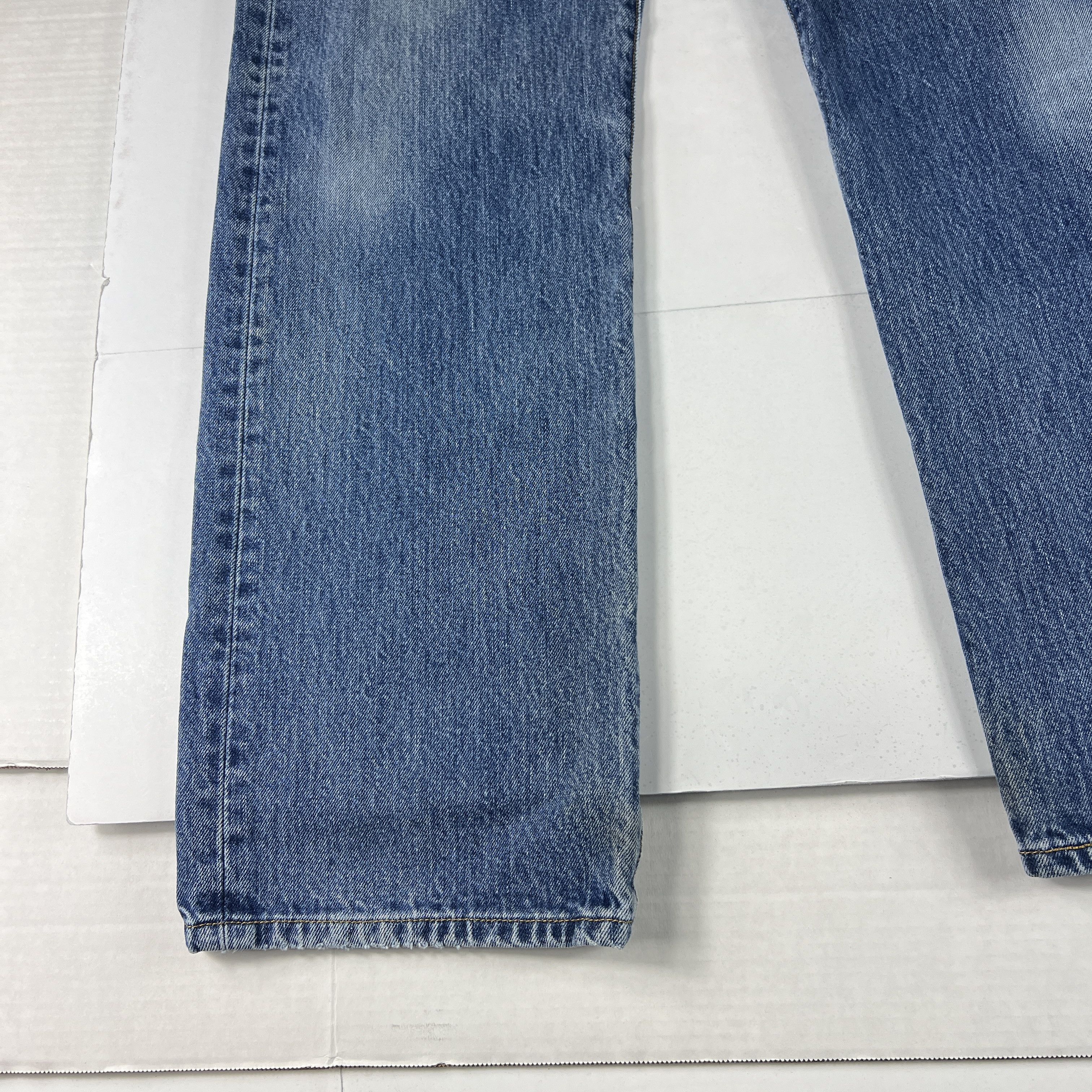 Levi's × Vintage Y2K Levi's Jeans 501 XX Straight Blue Faded Cotton Denim Size US 36 / EU 52 - 7 Thumbnail