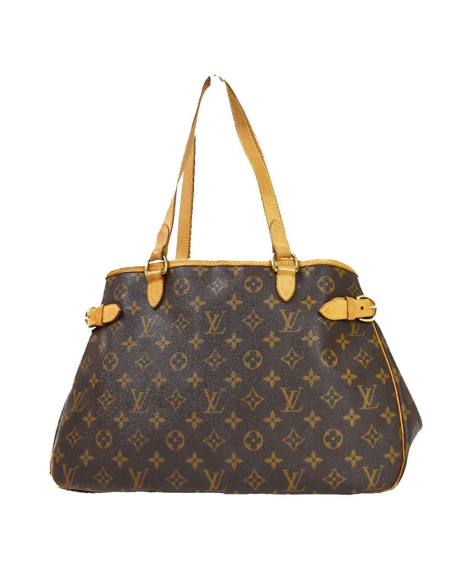 image of Louis Vuitton Versatile And Stylish Brown Canvas Shoulder Bag, Women's