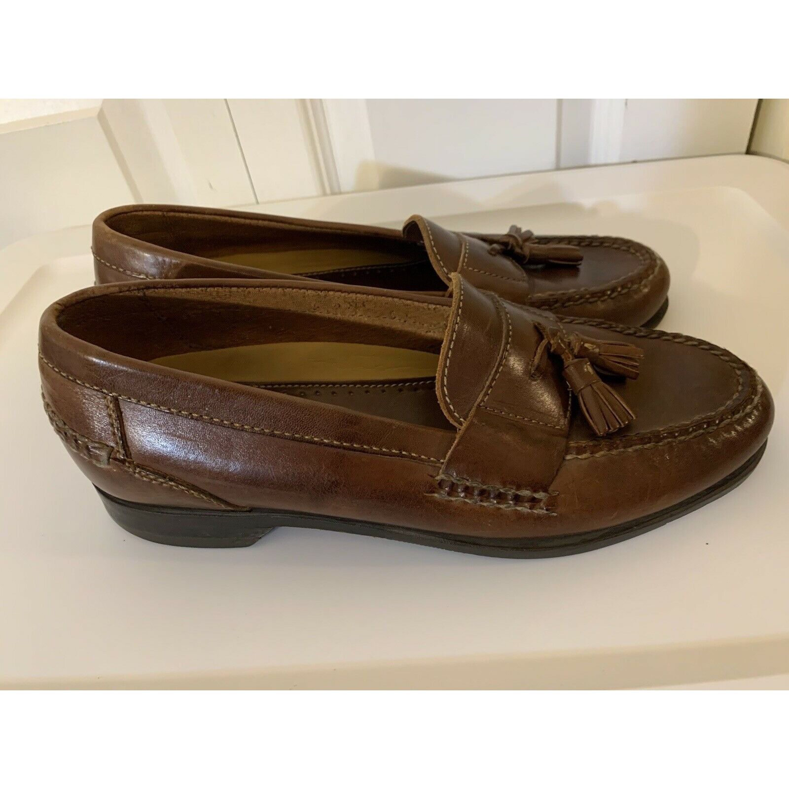 Johnston & Murphy Johnston & Murphy Passport Tasselled Slip On Loafers Shoes M Size US 9 / EU 42 - 4 Thumbnail