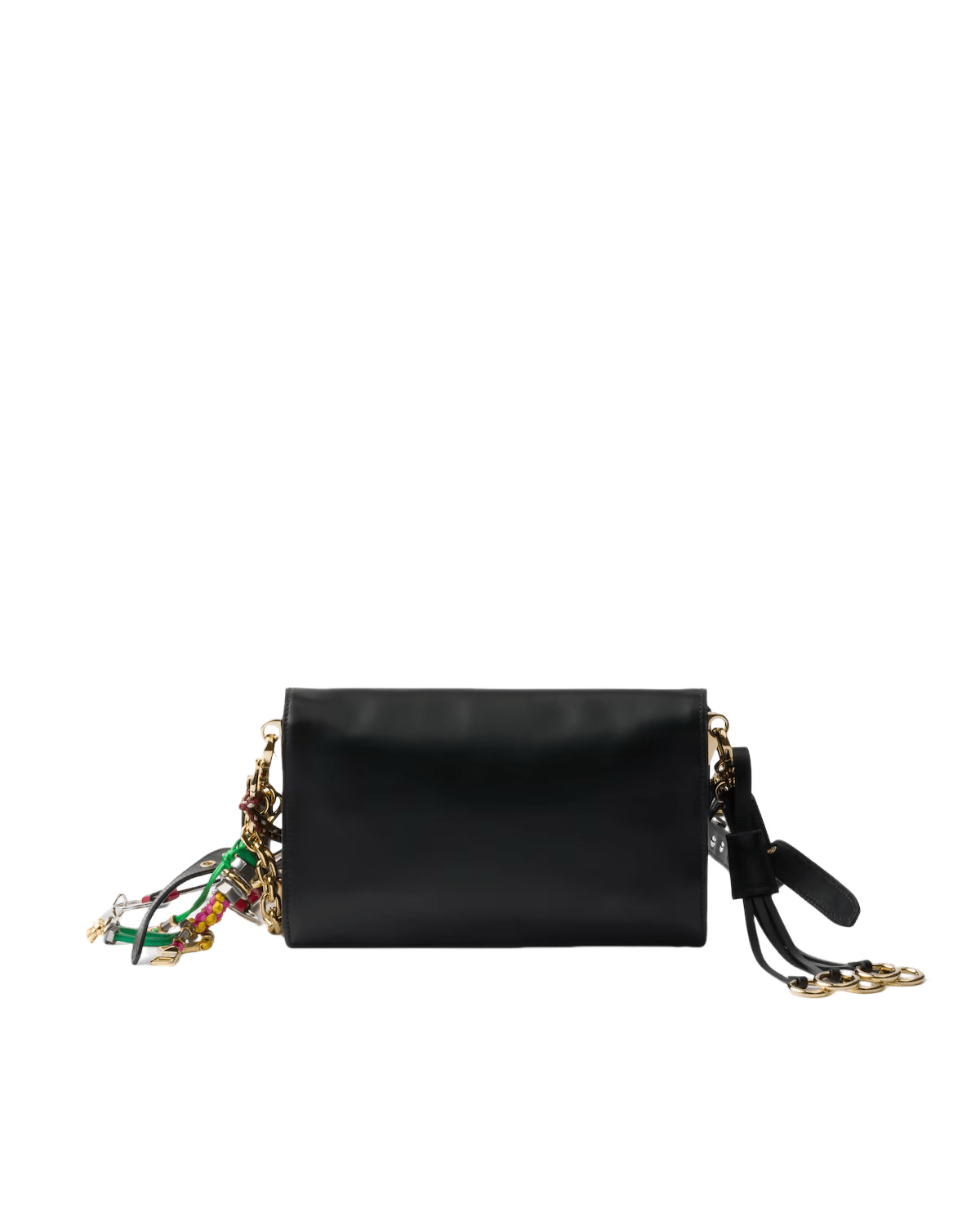 Prada PRADA Soft Sound Small Black Leather Shldr Bag New Size ONE SIZE - 3 Thumbnail