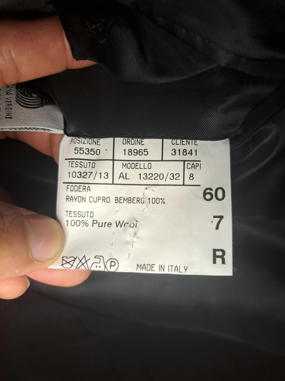 Designer Canali Suit Jacket Mens 46L Gray Virgin Wool Bemberg Italy Size 46L - 4 Thumbnail
