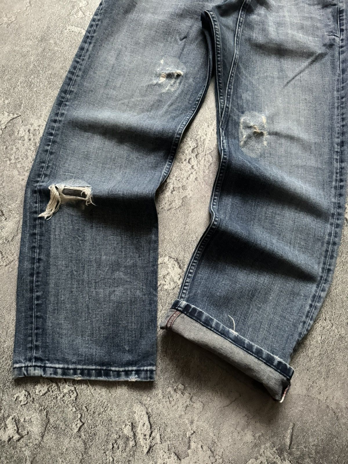 Diesel × Diesel Black Gold Diesel 36/32 distressed denim pant trouser jean chino y2k Size US 36 / EU 52 - 2 Thumbnail