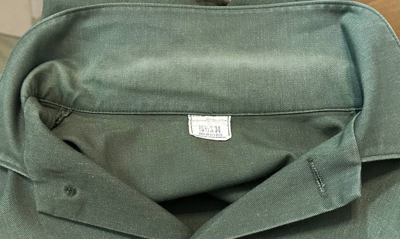 Vintage VINTAGE US ARMY UTILITY SHIRT 1970/80 435th tactical airlift Size US L / EU 52-54 / 3 - 7 Thumbnail