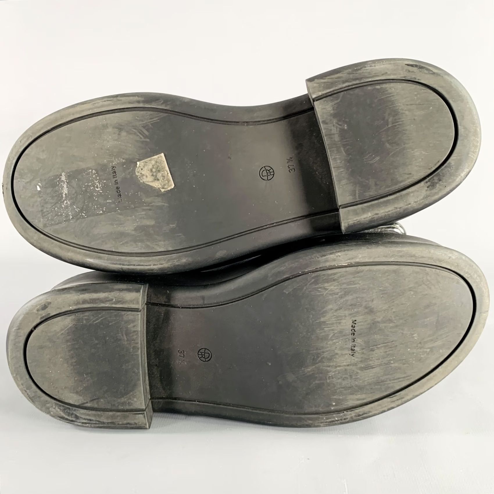 The Row THE ROW Black Leather Platform Chelsea Boots 7.5 Women Shoes Chelsea Platform Boots Women Leather Black 7.5 THE ROW Size US 8 / IT 38 - 6 Thumbnail
