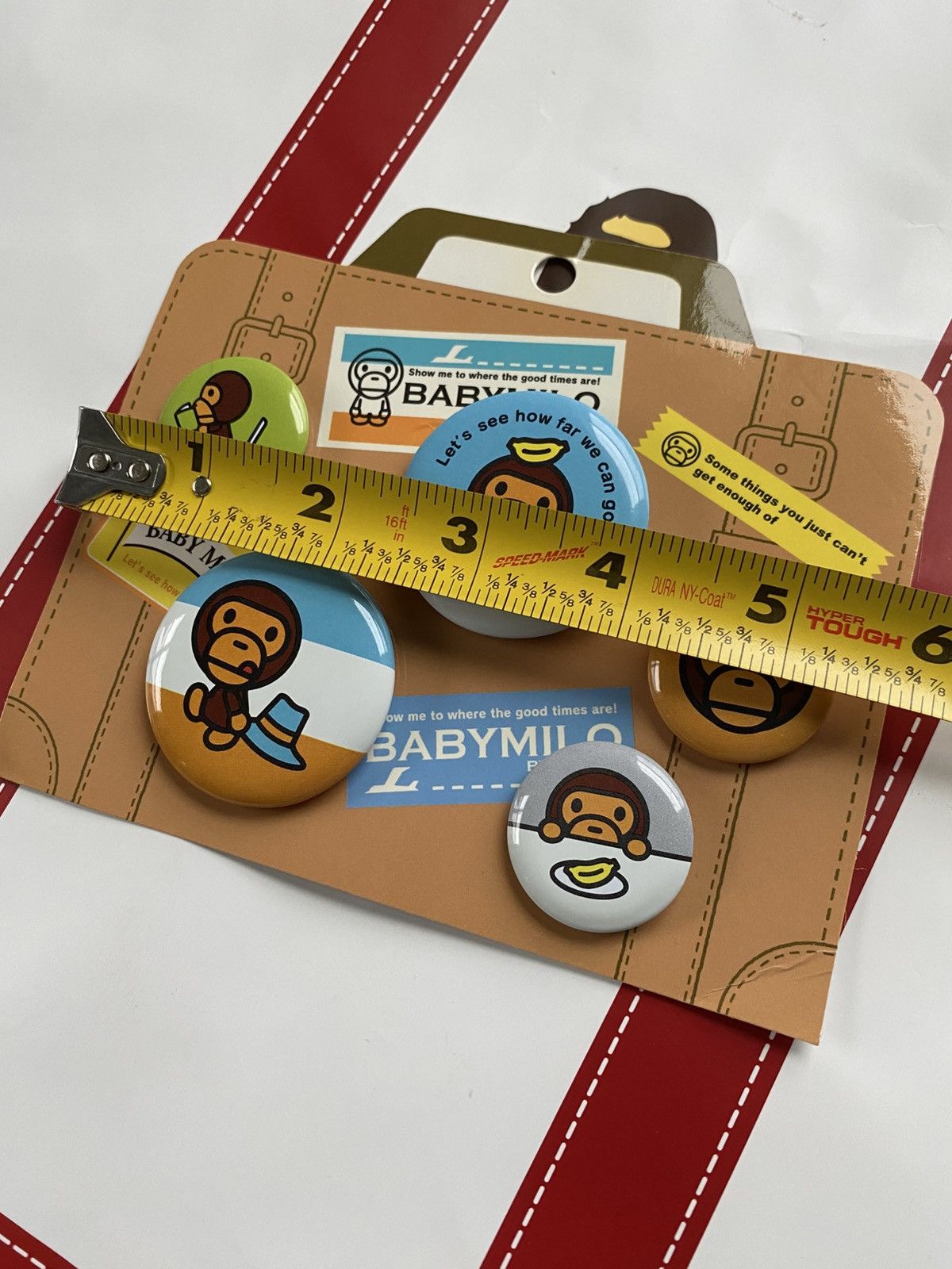 Bape Bape Baby Milo Pin Button Set Size ONE SIZE - 5 Thumbnail