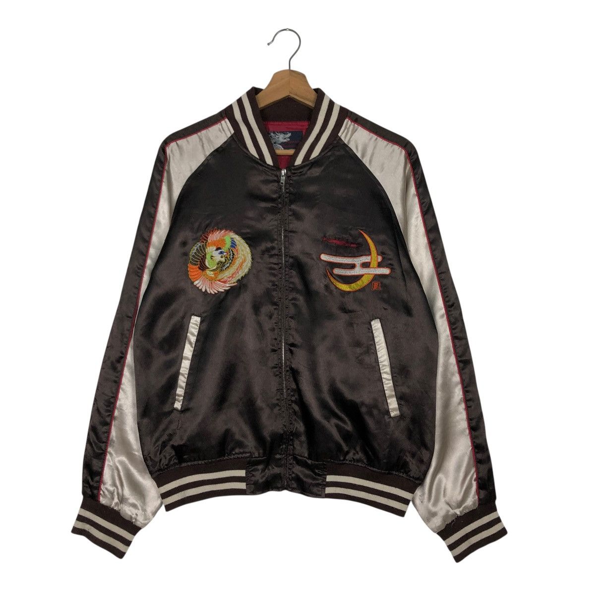 Japanese Brand 🔥VINTAGE SUKAJAN SOUVENIER JACKET EMBROIDERY BIG LOGO Size US M / EU 48-50 / 2 - 3 Thumbnail