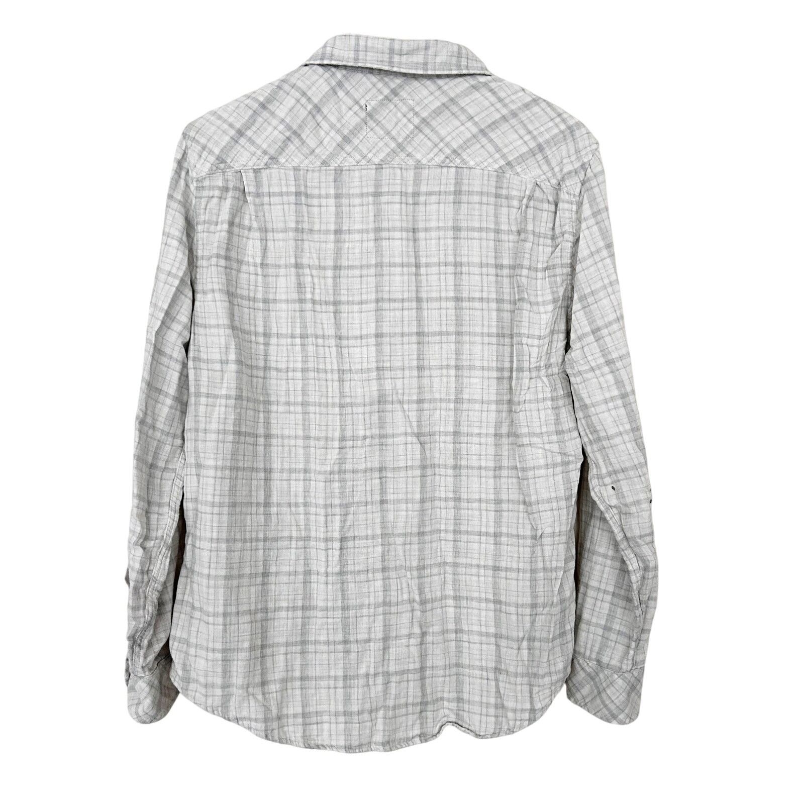 Rails Rails Owens White Gray Plaid Long Sleeve Button Down Sz M Size US M / EU 48-50 / 2 - 7 Thumbnail