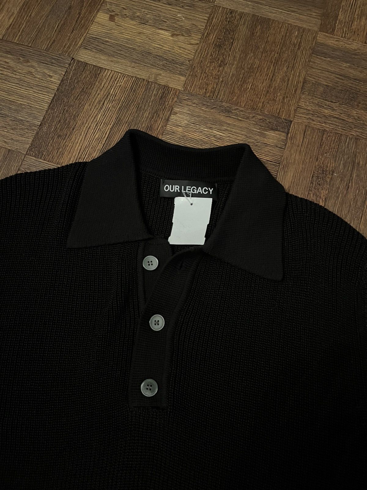 Our Legacy Our Legacy Traditional Polo Knit Size 48 Size US M / EU 48-50 / 2 - 4 Thumbnail