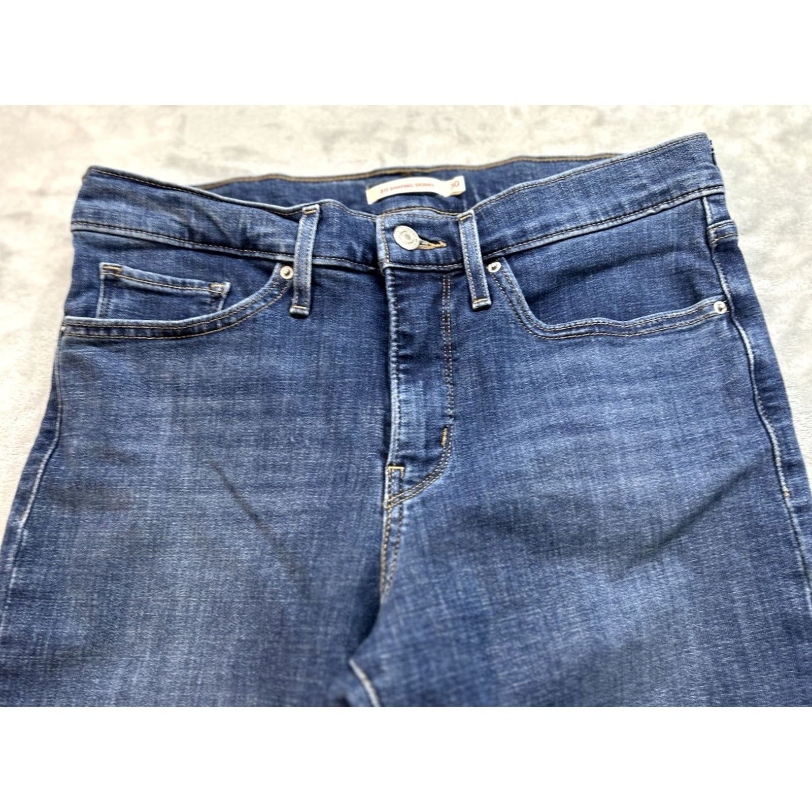 Levi's Levi's 311 Shaping Skinny Jeans Womens 30 Blue Mid Rise 5-Pocket Stretch Denim Vintage No (N/A) Size 30" / US 8 / IT 44 - 3 Thumbnail