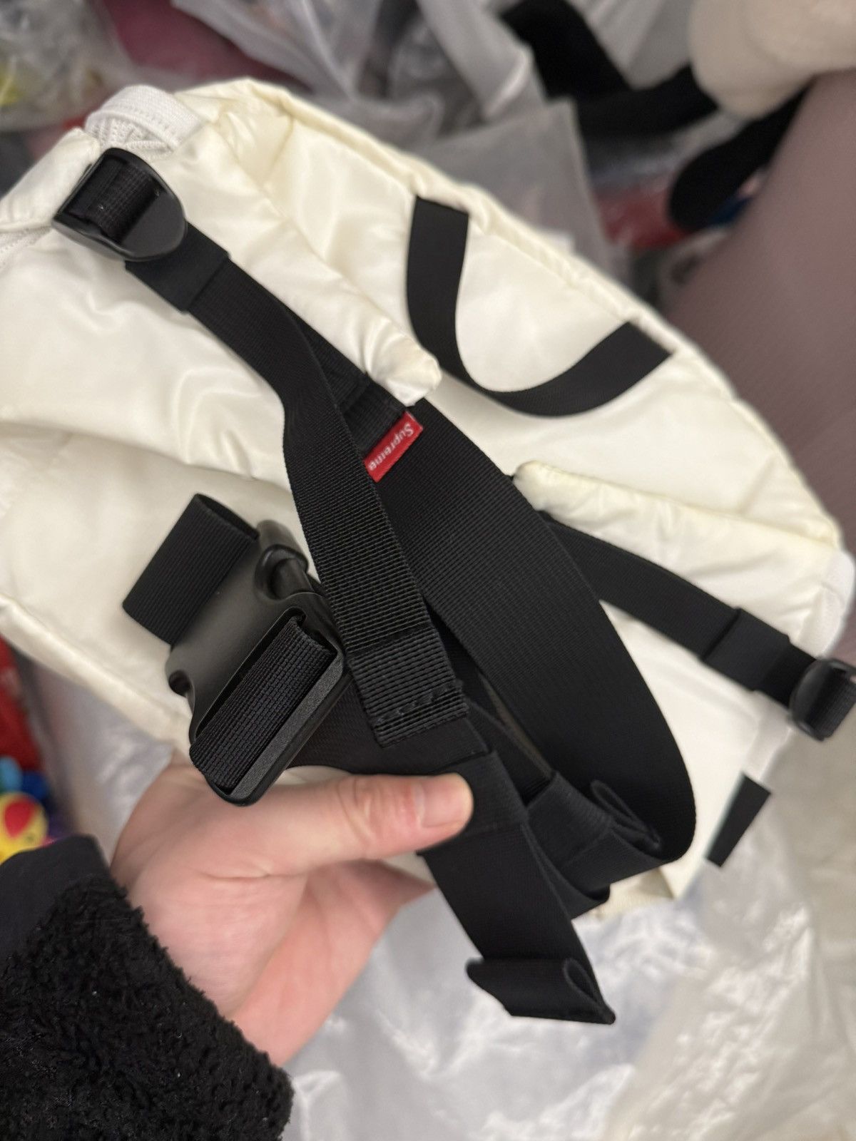 Supreme Supreme fw17 waist bag white 3m reflective Size ONE SIZE - 3 Thumbnail
