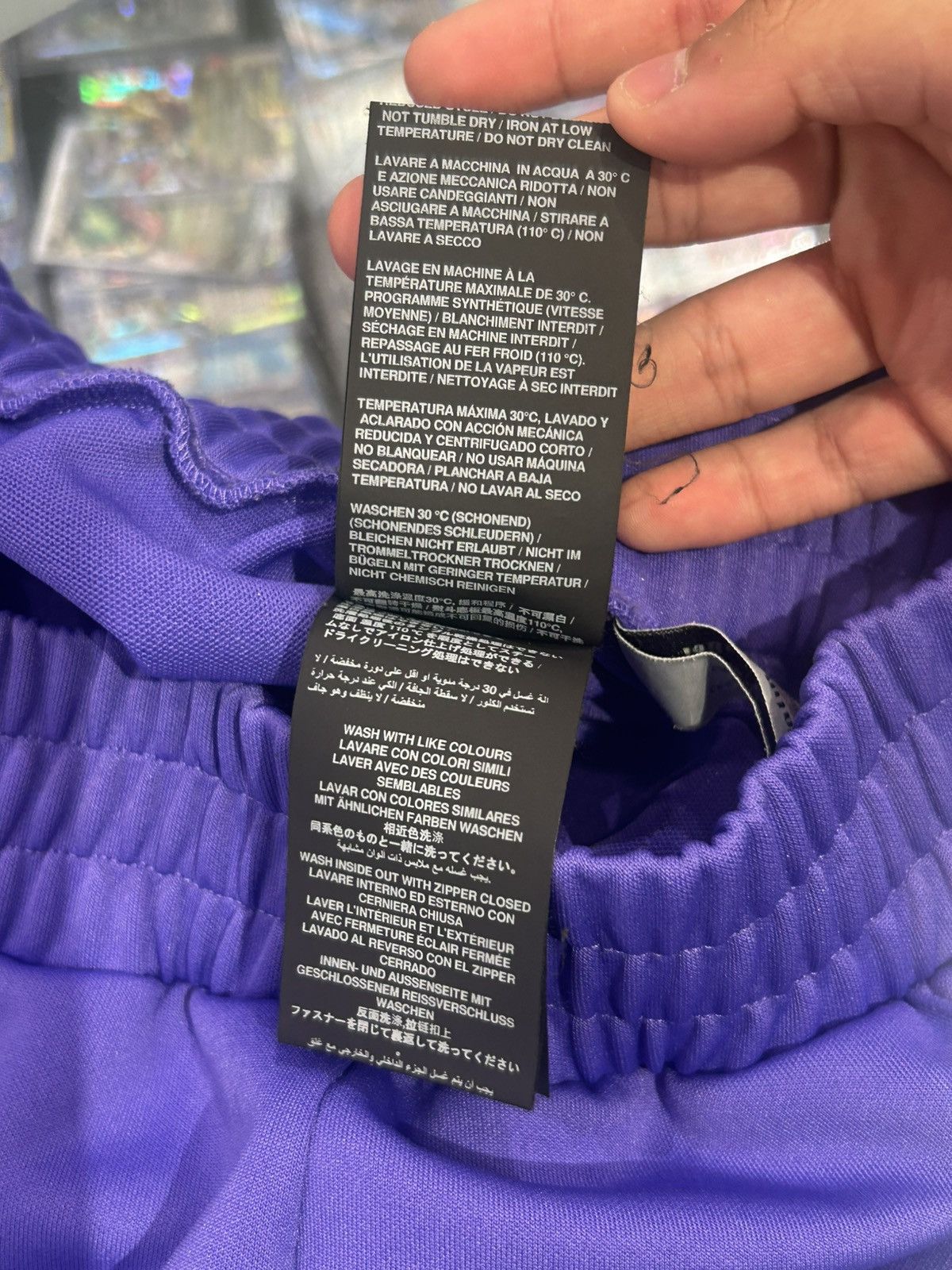 Palm Angels Palm angels trackpants purple white Size US 34 / EU 50 - 7 Thumbnail