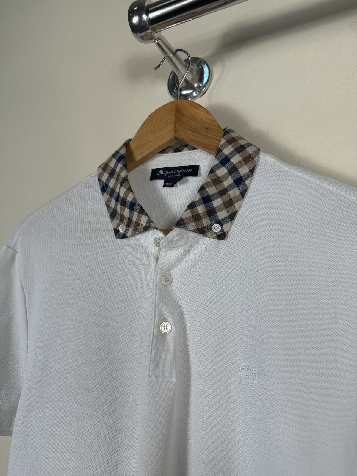 Aquascutum Aquascutum London logo classic polo t shirt Size US M / EU 48-50 / 2 - 2 Thumbnail
