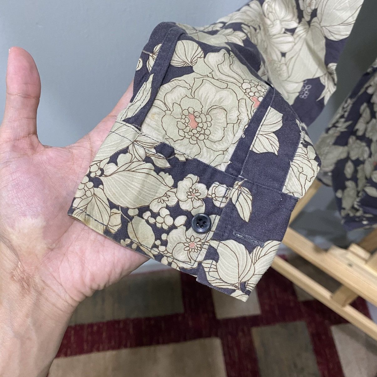 Tornado Mart Vintage Y2K Tornado Mart Japan Floral Pattern L/S Shirt Size US M / EU 48-50 / 2 - 7 Thumbnail