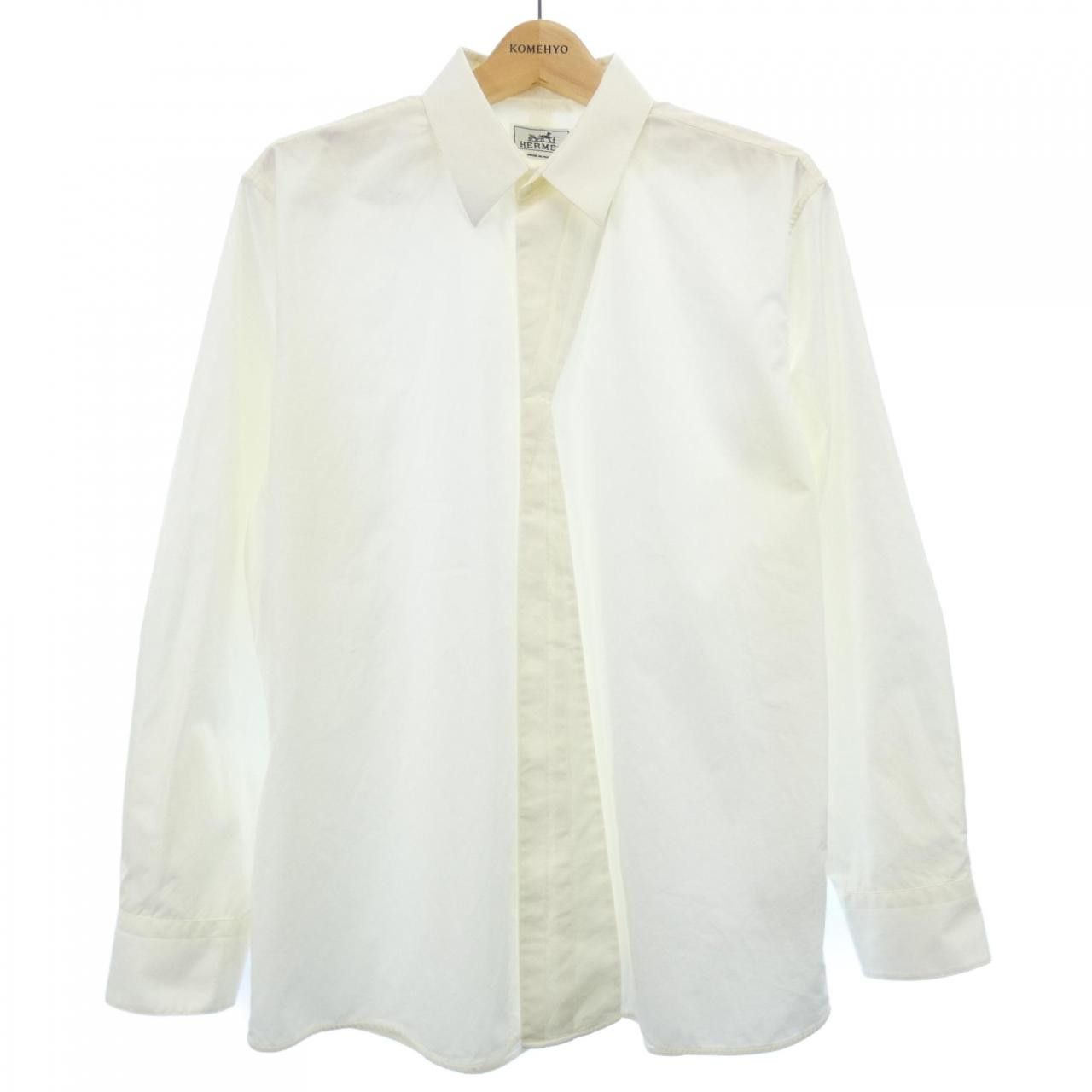 Hermes Hermes Hermes Shirt Cotton Dress Shirt DUTY FREE for USA Size ONE SIZE - 1 Thumbnail