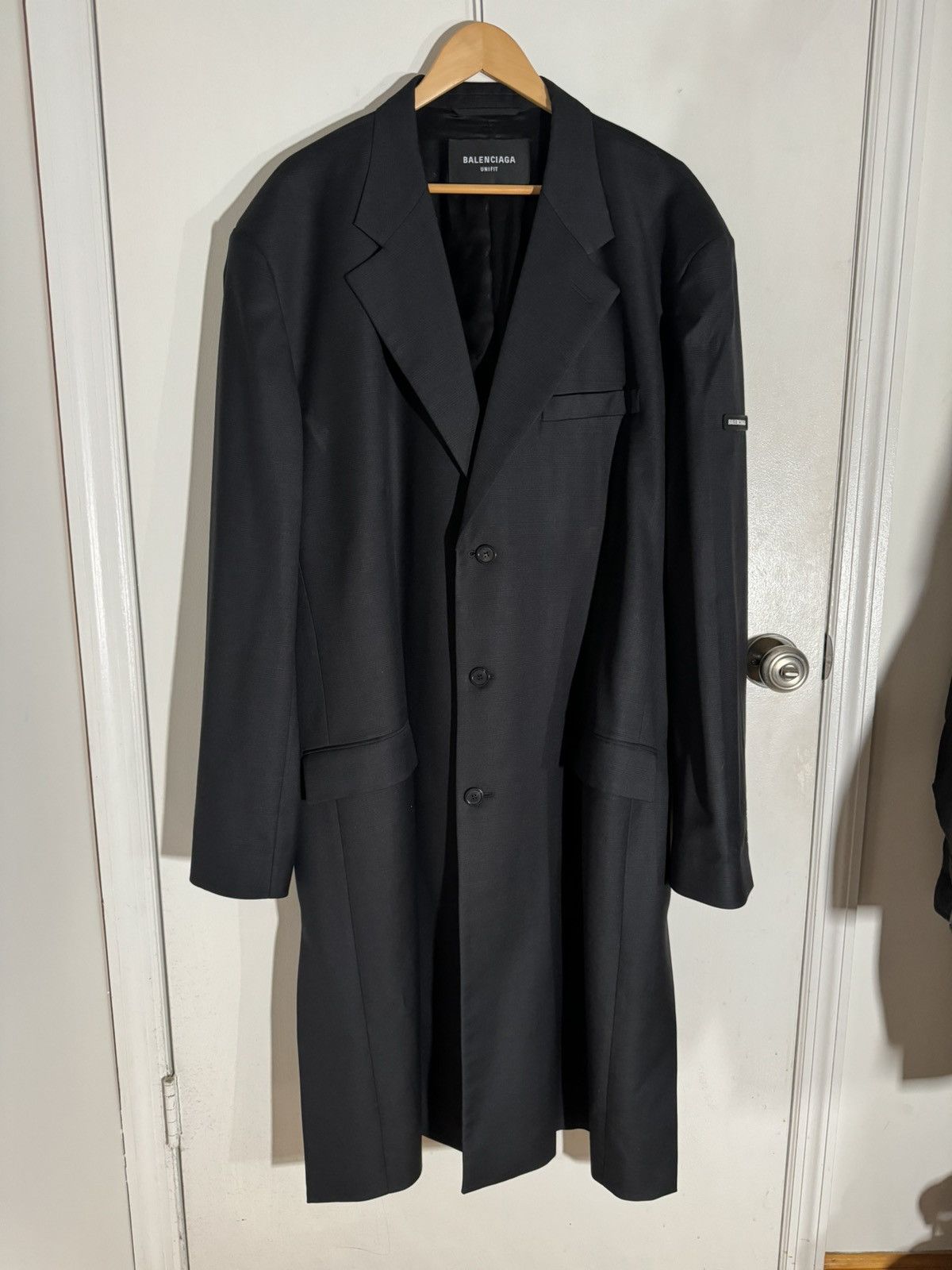 Balenciaga Balenciaga SS 21 Hybrid Overcoat Size US S / EU 44-46 / 1 - 2 Thumbnail