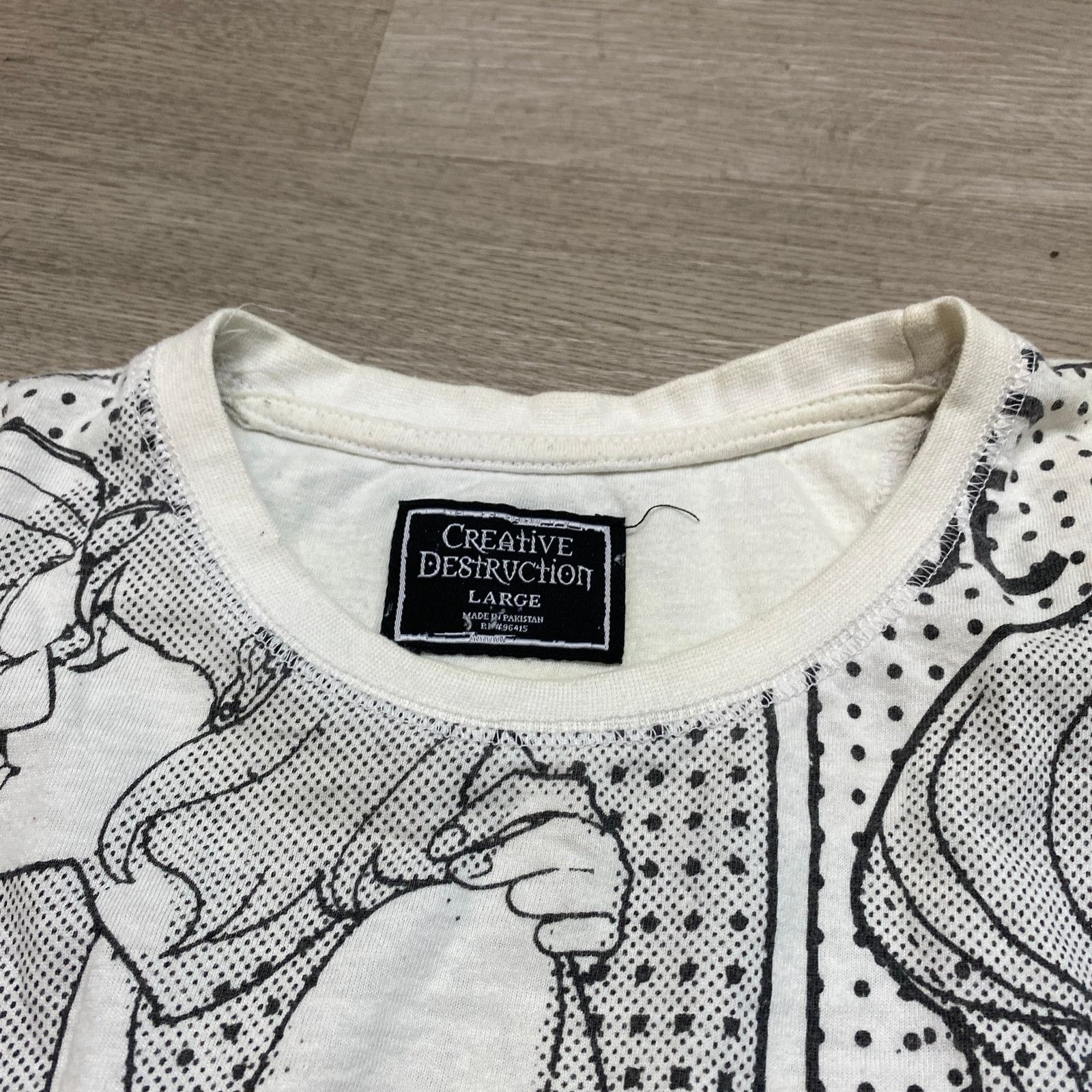 Other Rare Creative Destruction Pop Art AOP T Shirt Men's Large Size US L / EU 52-54 / 3 - 9 Thumbnail