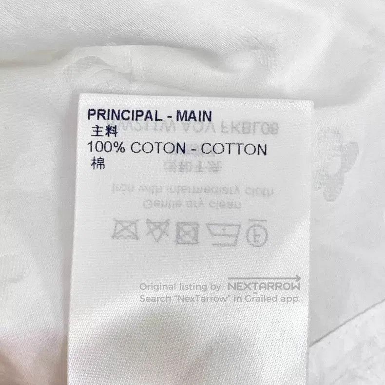Louis Vuitton Louis Vuitton White logo jacquard full-print cotton crew n Size XS / US 0-2 / IT 36-38 - 8 Thumbnail