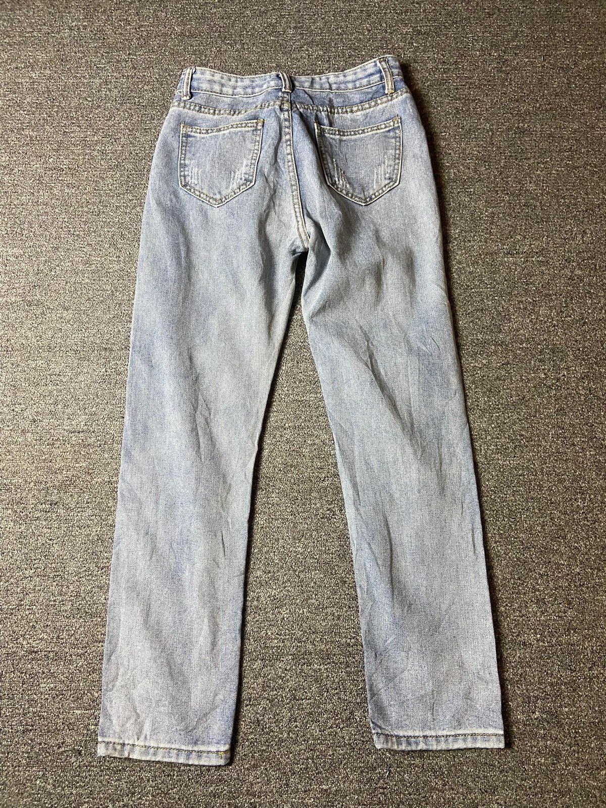 Japanese Brand × Jean × Vintage Japanese Brand Distressed Denim Jeans with Patches (128) Size US 27 - 7 Thumbnail