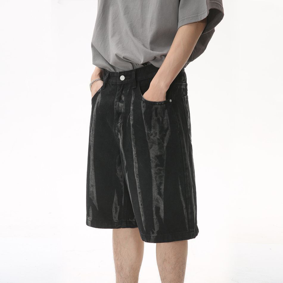 Japanese Brand Retro loose dyed denim shorts Size US 32 / EU 48 - 3 Thumbnail