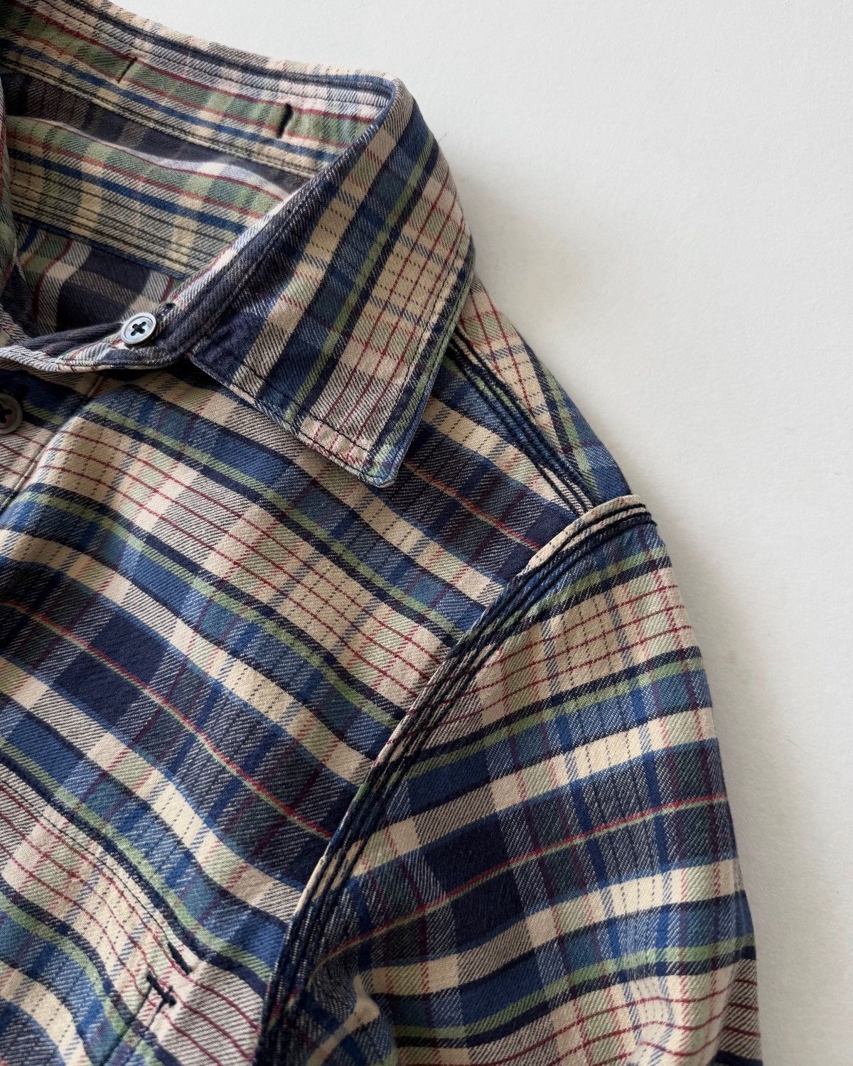 Nigel Cabourn NIGEL CABOURN CHECK REVERSIBLE SHIRT Size US M / EU 48-50 / 2 - 6 Thumbnail