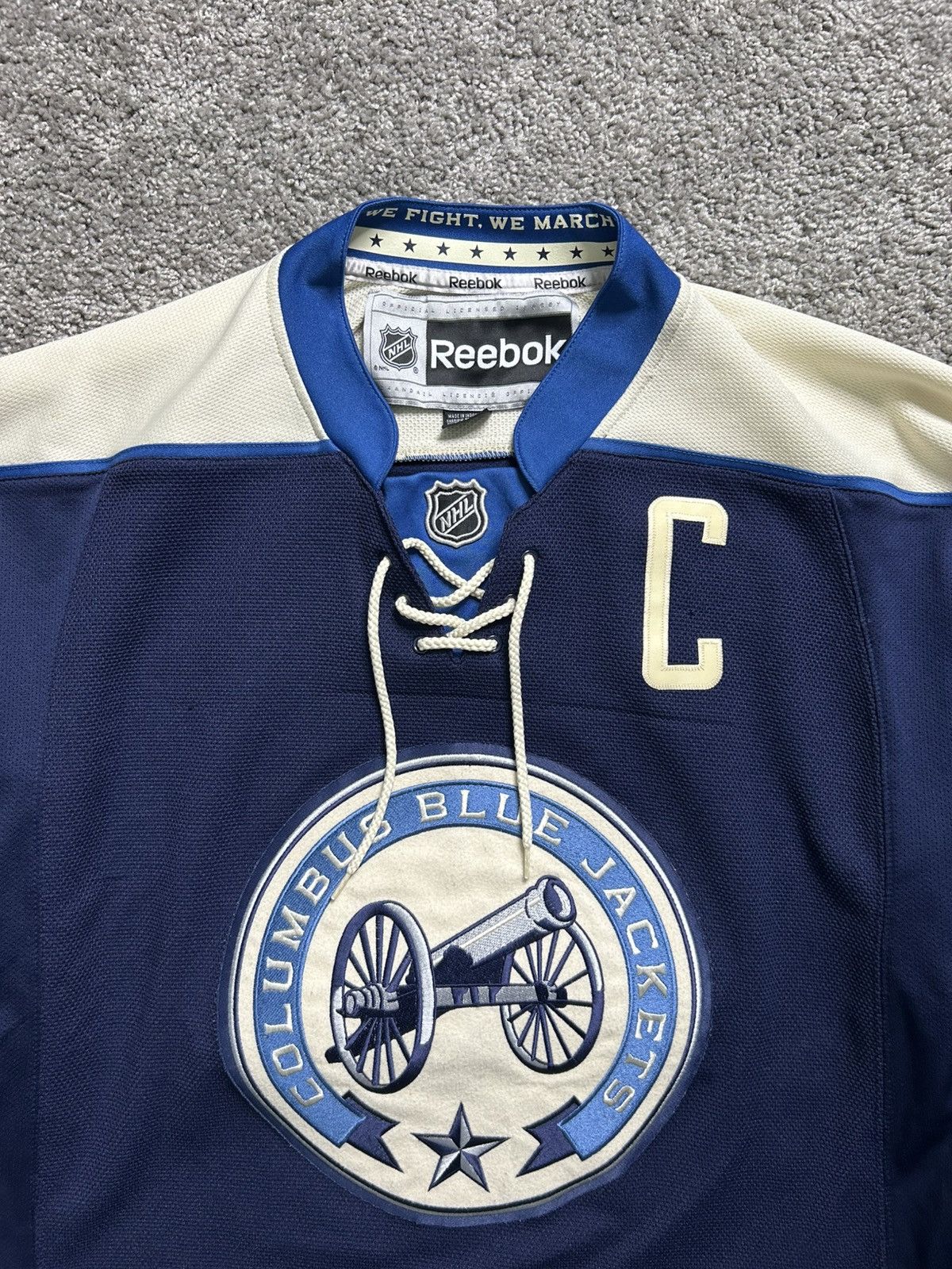 NHL × Reebok × Vintage Vintage Reebok NHL Columbus Blue Jackets Nash Hockey Jersey Size US M / EU 48-50 / 2 - 5 Thumbnail