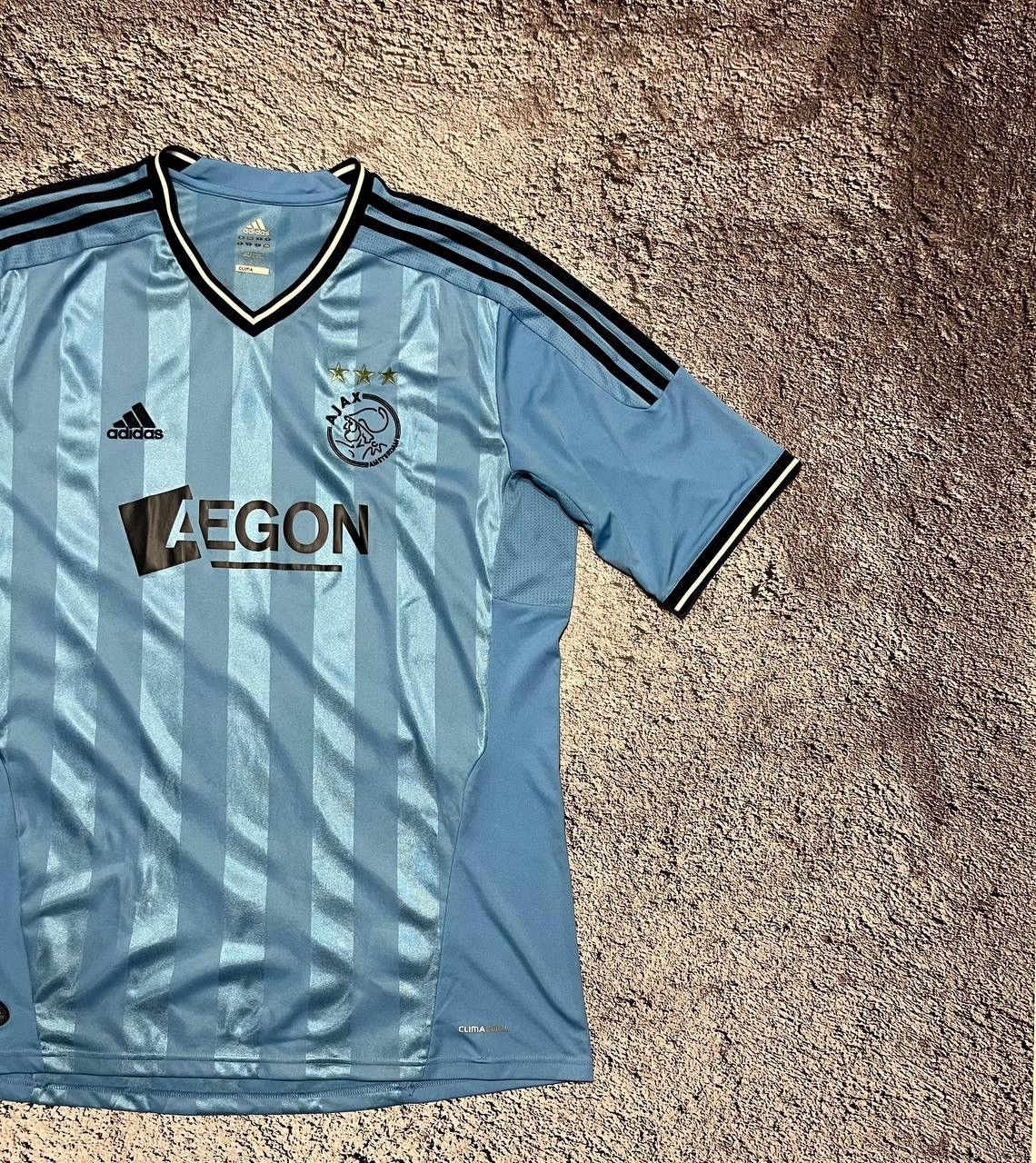 Vintage Ajax Amsterdam Jersey Mens Size XL Blue Adidas Netherland Size US XL / EU 56 / 4 - 3 Thumbnail