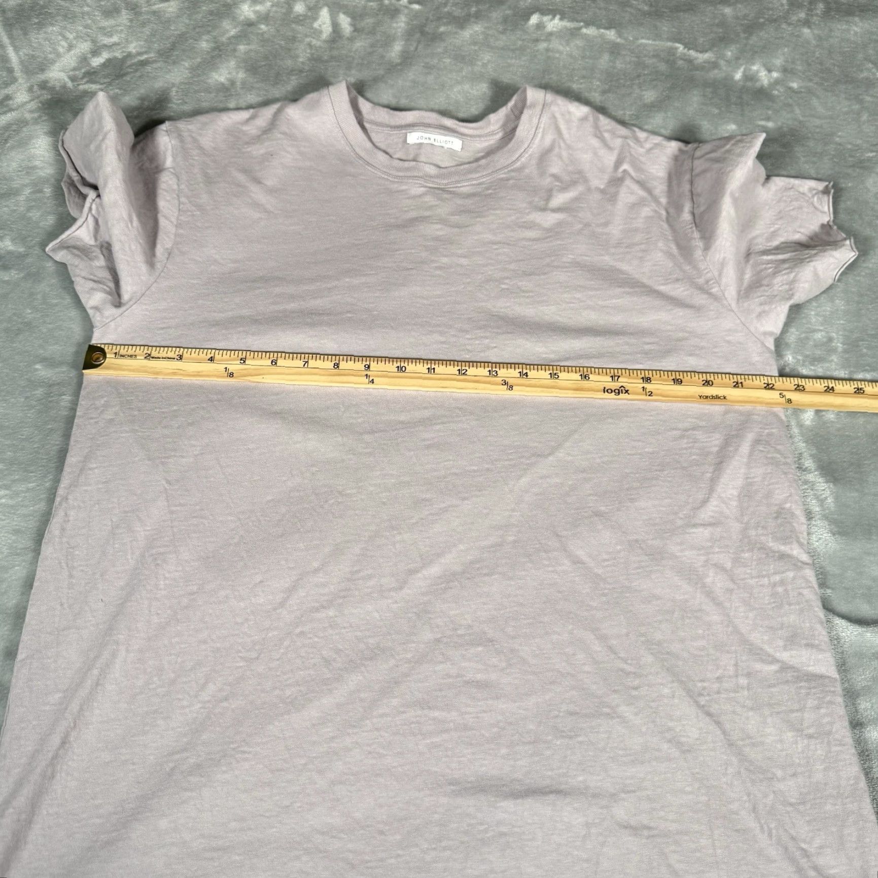 John Elliott John Elliot T Shirt Mens L Purple USA Made Crew Neck Short Sleeve Regular Fit cotton Logo 3 (Fits L) Oversized Size US L / EU 52-54 / 3 - 7 Thumbnail