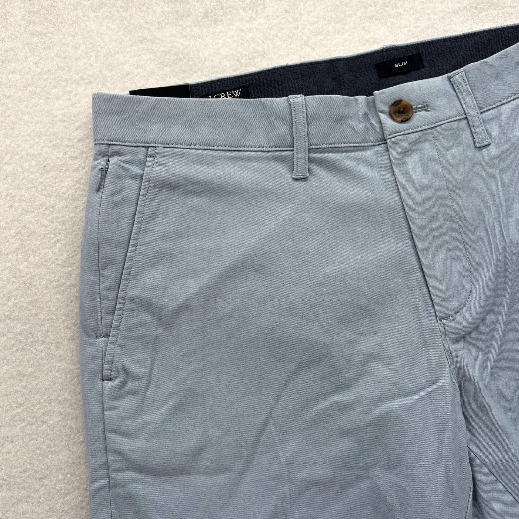J.Crew J.Crew Flex TruTemp 365 Chino Pant Mens 29x32 Blue Slim Stretch Preppy Casual Size US 29 - 3 Thumbnail