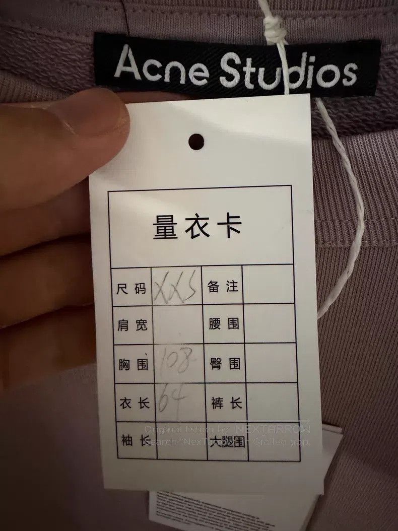 Acne Studios Acne Studios Eggplant Purple Smile Hoodie Size XXS / US 00 / IT 34 - 3 Thumbnail