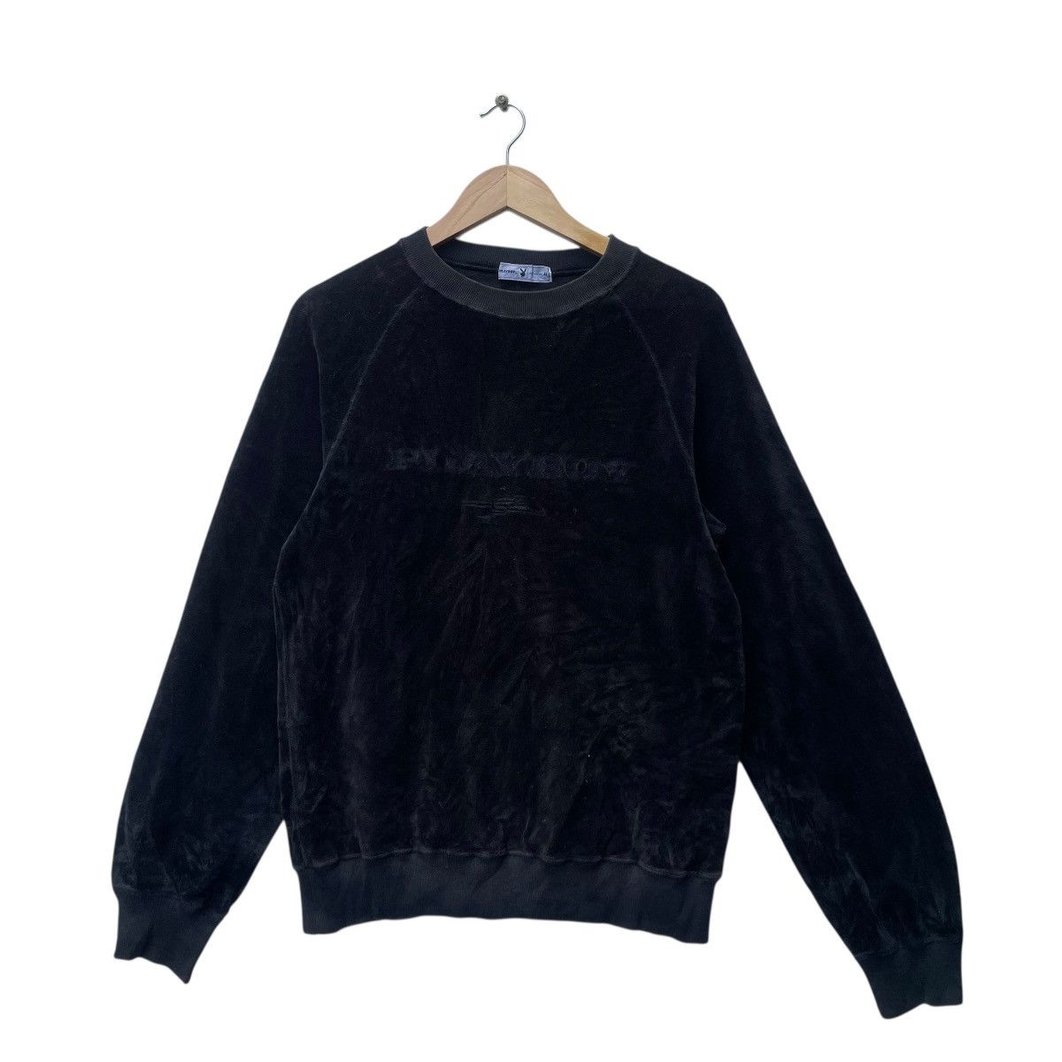 Playboy 💥Vintage Playboy Spell Out Pullover Sweatshirt Jacket Size US M / EU 48-50 / 2 - 1 Thumbnail