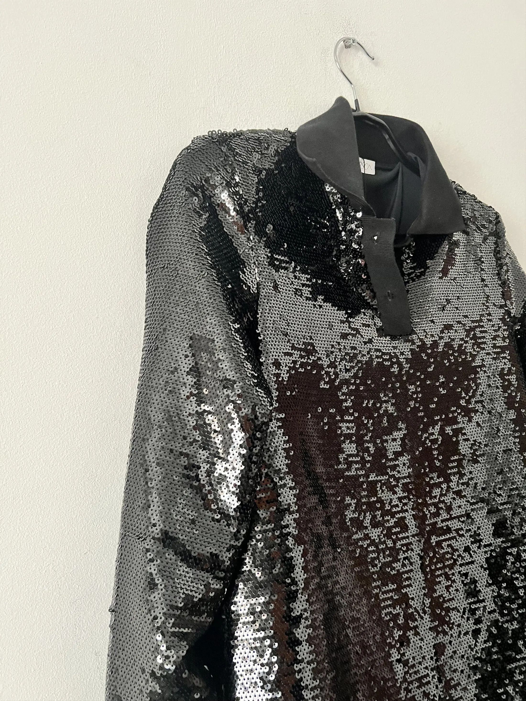 JW Anderson Sequined Polo Minidress Size XS / US 0-2 / IT 36-38 - 8 Thumbnail