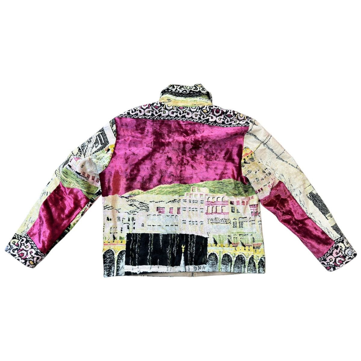 Other DOM’NIQUE “Velvet Skyline” Turkish Textile Work Jacket: Size US XL / EU 56 / 4 - 2 Thumbnail