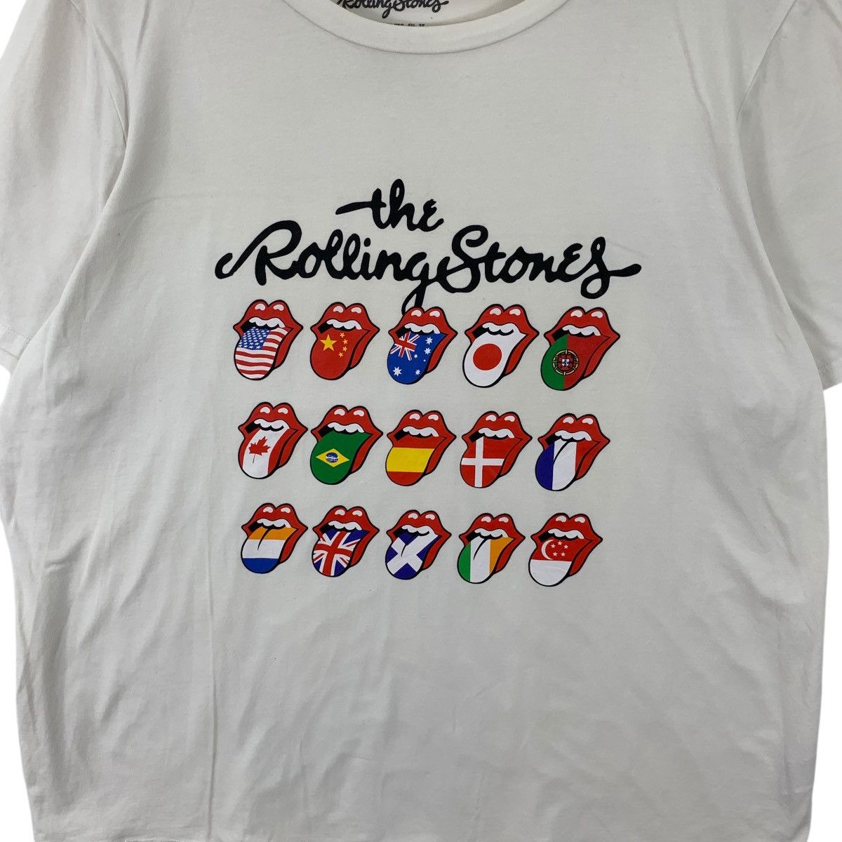 The Rolling Stones THE ROLLING STONES 2018 Collection National Flag Tee Shirt Size L / US 10 / IT 46 - 3 Thumbnail