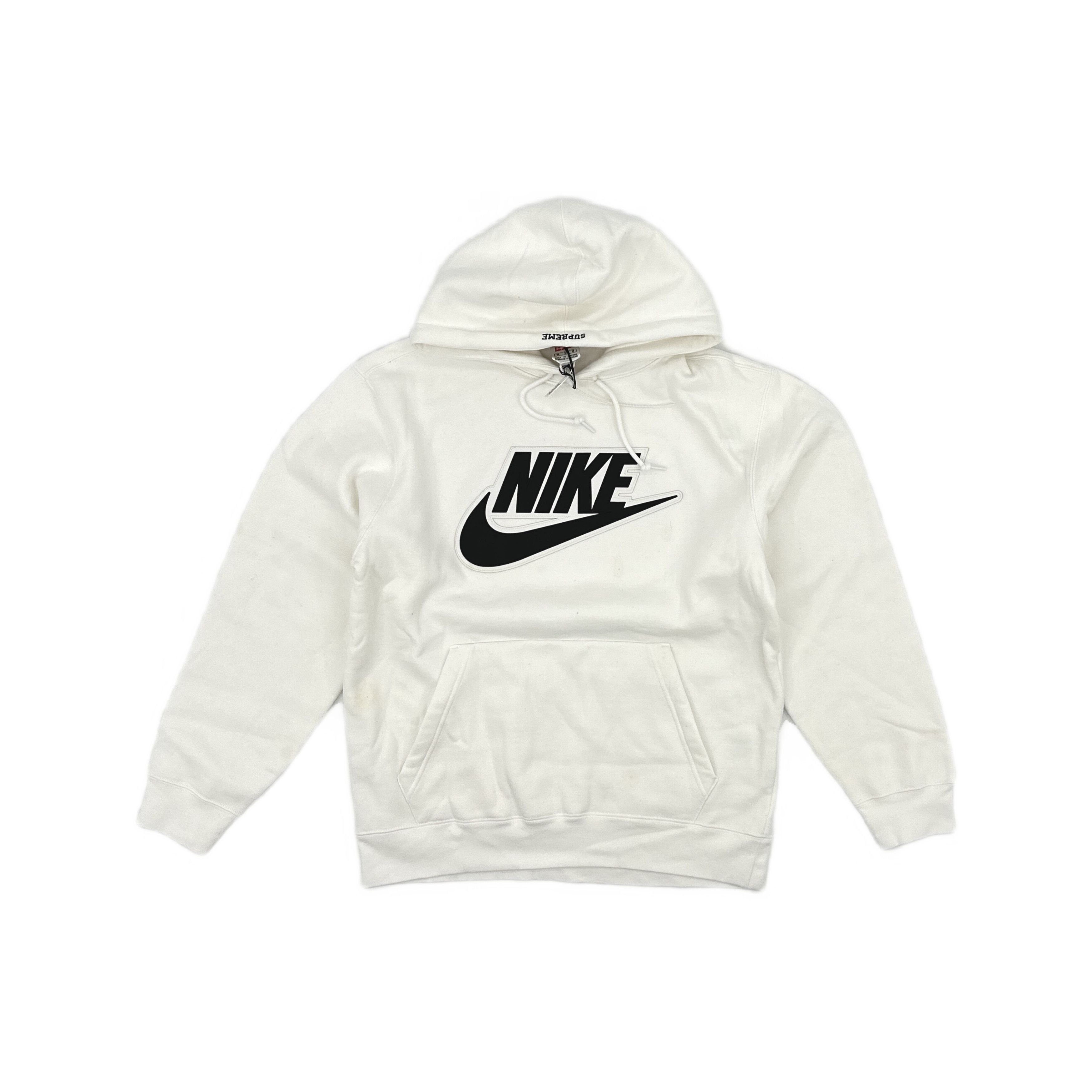 Supreme Supreme x Nike Leather Logo Hoodie Size M Size US M / EU 48-50 / 2 - 1 Thumbnail