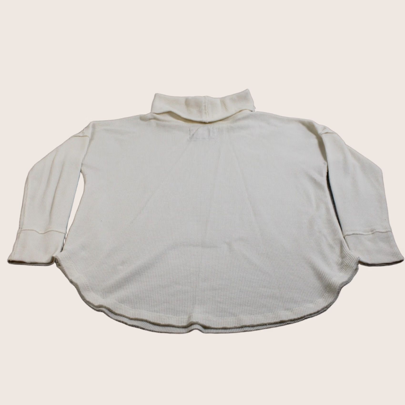 Vintage Maeve Shirt Large White Knit Turtleneck Tunic Long Sleeve Classic Women Size L / US 10 / IT 46 - 1 Thumbnail