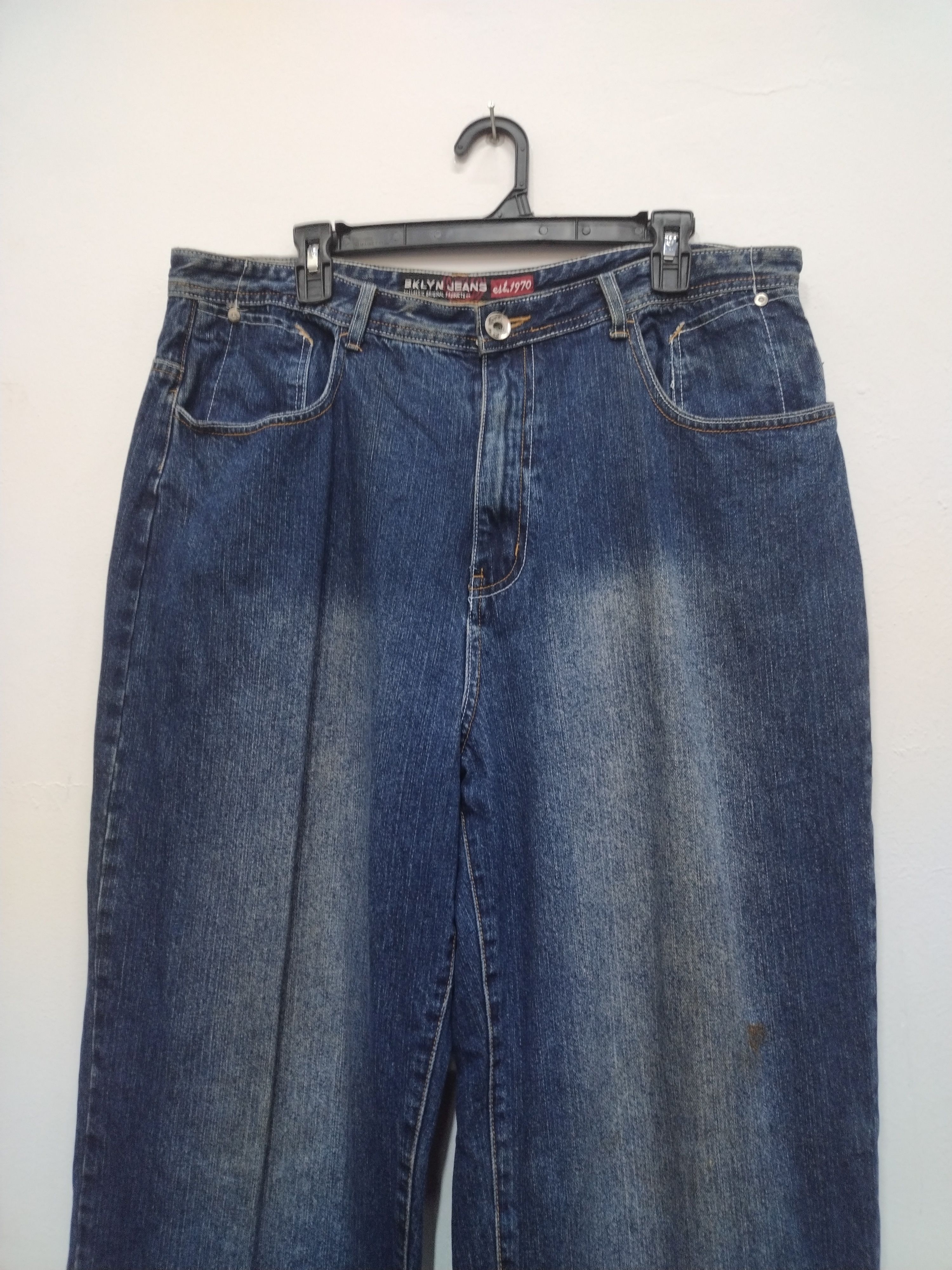 Brooklyn Clothing Bklyn jeans Baggy nice design straight cut loose Size US 38 / EU 54 - 3 Thumbnail