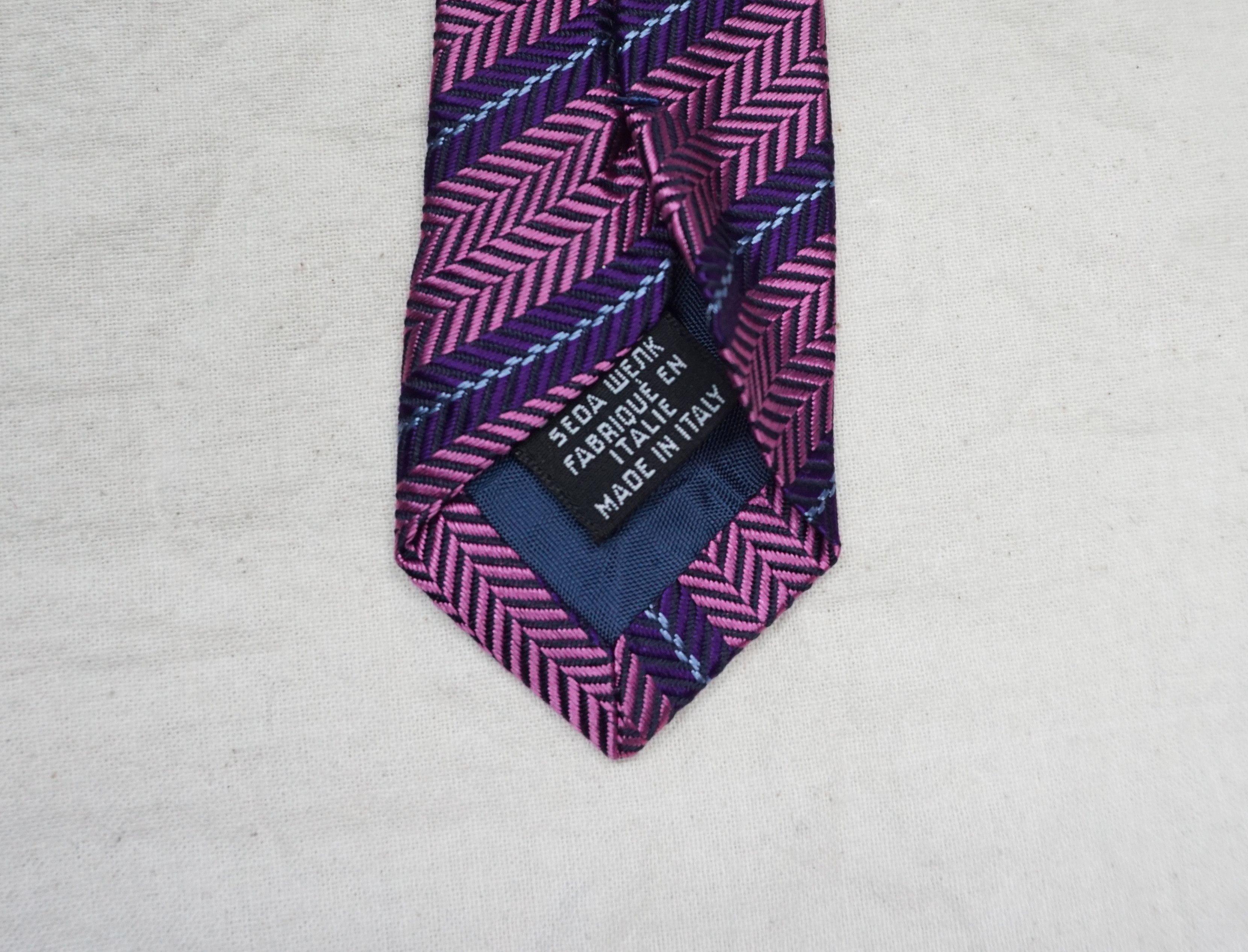 Kent & Curwen Kent & Curwen herringbone pattern Necktie Size ONE SIZE - 3 Thumbnail