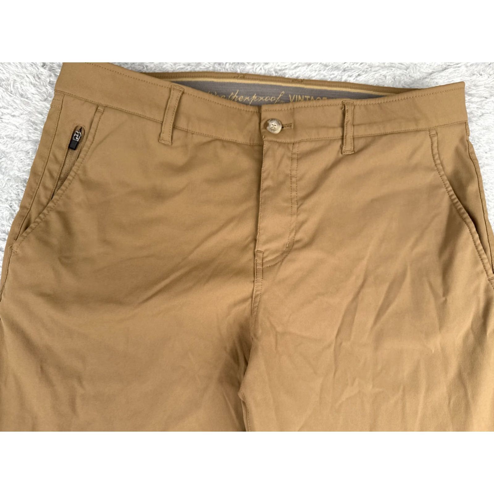 Weatherproof Weatherproof Pants Men Cargo Straight Beige 32x30 Nylon Casual Travel Workwear 32 Mens Beige Pants Weatherproof Size US 32 / EU 48 - 4 Thumbnail