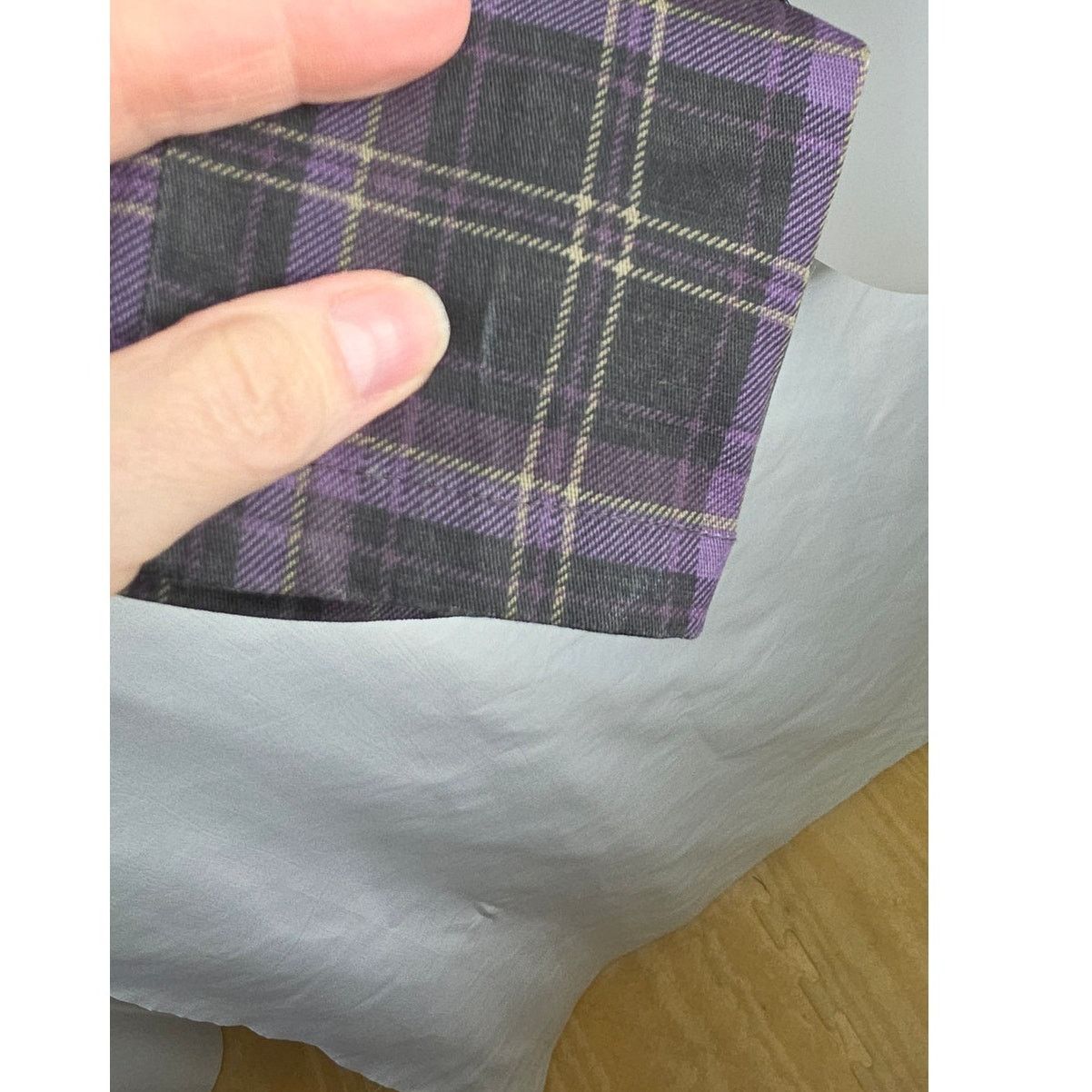 Killstar Killstar Purple Plaid Moto Jacket Women's M Gothic Grunge Size M / US 6-8 / IT 42-44 - 11 Thumbnail