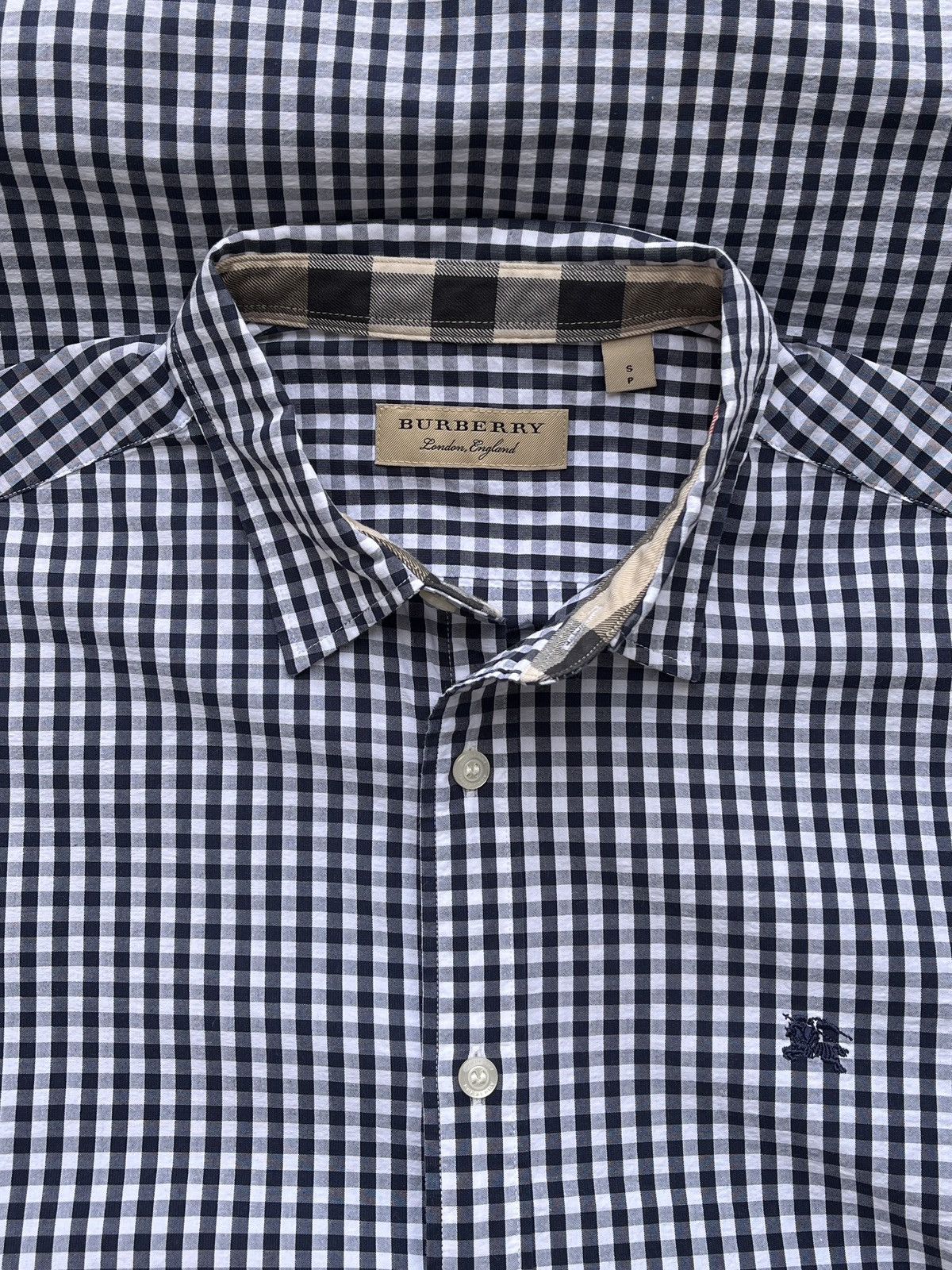 Burberry Burberry Short Sleeve Checkered Shirt Size US S / EU 44-46 / 1 - 16 Thumbnail