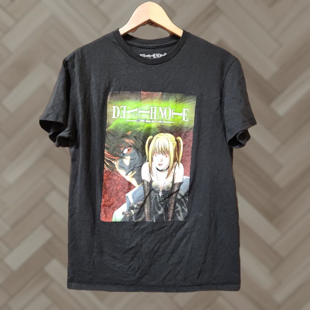 Vintage VINTAGE Death Note Misa Amane Anime Shirt Unisex Adults T-Shirt Medium Black 100% Cotton Logo Short Sleeve Crew Neck Regular Mens Womens Size M / US 6-8 / IT 42-44 - 1 Thumbnail