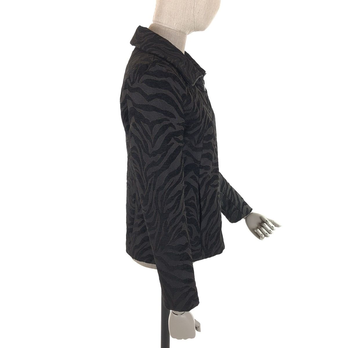Desigual × Japanese Brand × Missoni DESIGUAL Lilosa Designer Full-Zip Long Sleeve Bomber Coat Down Jacket Size S / US 4 / IT 40 - 8 Thumbnail
