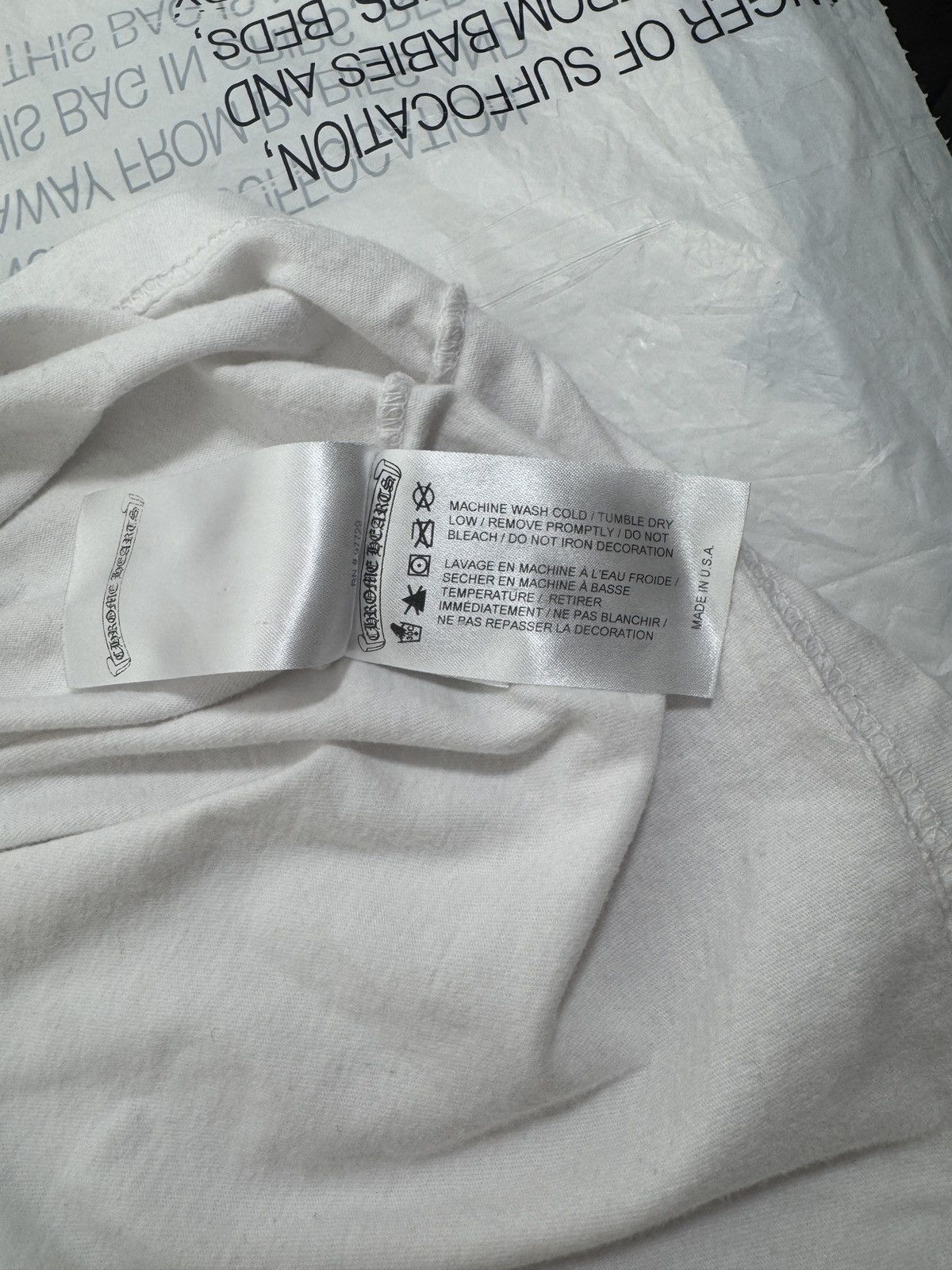 Chrome Hearts Chrome Hearts Las Vegas Exclusive White Tee Size US L / EU 52-54 / 3 - 6 Thumbnail