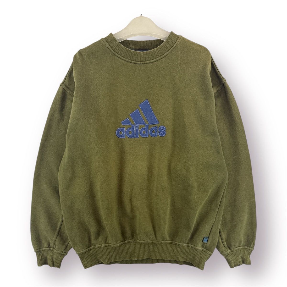 Adidas 🔥Y2K O.G Adidas Three Stripes Embroidery Logo Sweatshirt - M Size US M / EU 48-50 / 2 - 1 Thumbnail