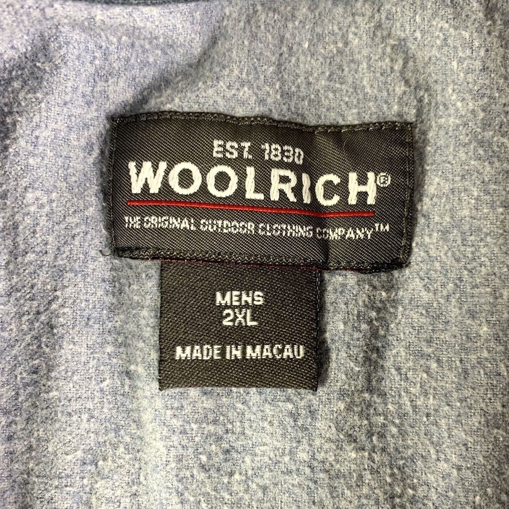 Vintage VINTAGE Woolrich Shirt Men 2XL Blue 100% Cotton Button-Up Casual Outdoor Modern Size US XXL / EU 58 / 5 - 3 Thumbnail