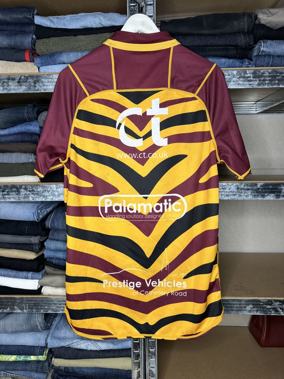 Canterbury of New Zealand Canterbury Sheffield Tigers RUFC Rugby Jersey Shirt Men's M Size US M / EU 48-50 / 2 - 7 Thumbnail